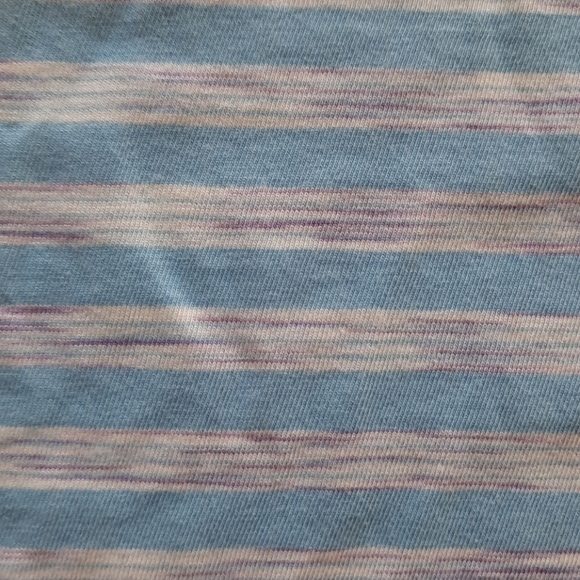 Ivivva 6 blue stripe criss cross athletic tank top - Picture 4 of 9